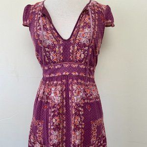 Free People Floral Paisley Dress Small